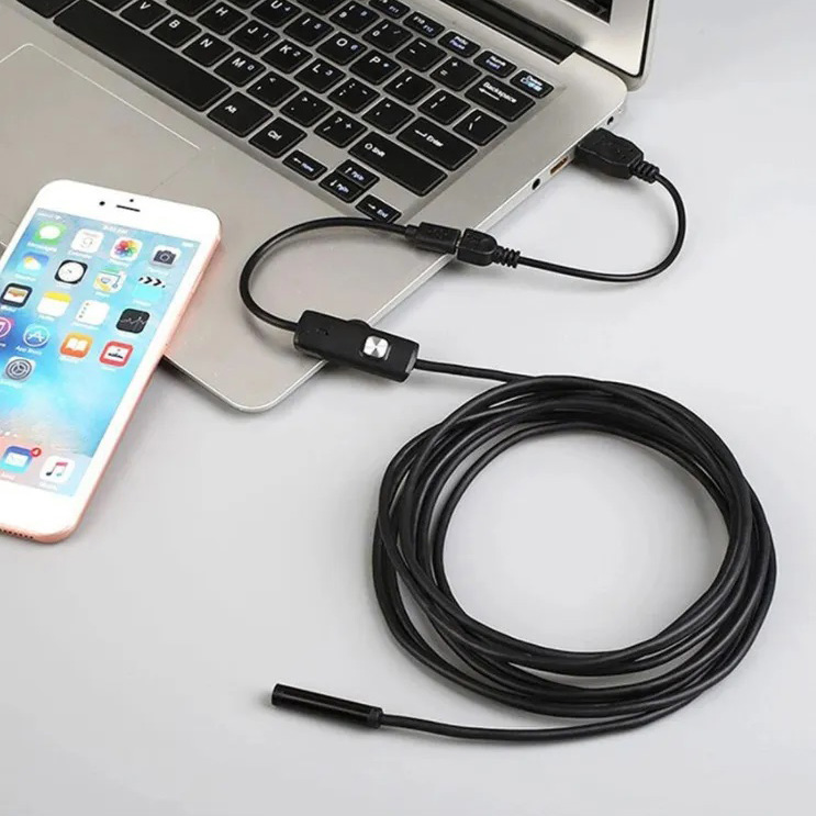 Usb камера эндоскоп, Usb эндоскоп для андроид, Автомобильный эндоскоп с поворотной камерой