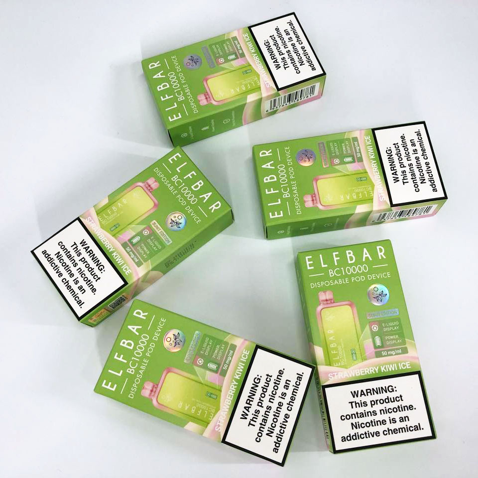 Elf Bar BC10000. Клубника Киви (Strawberry Kiwi Ice)