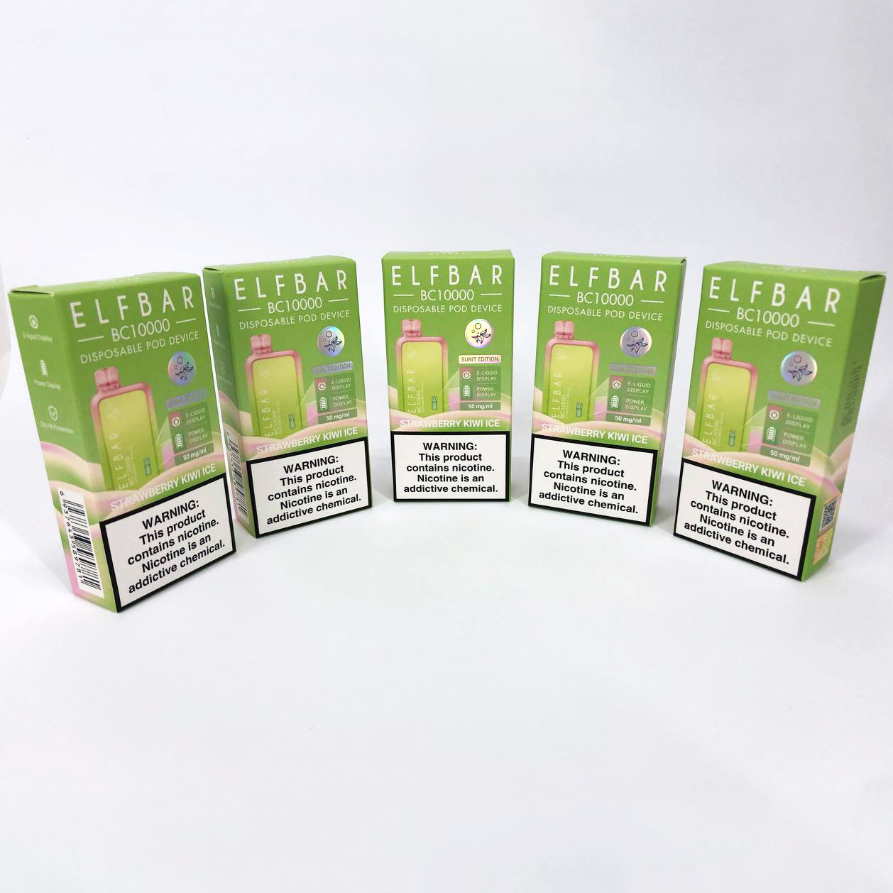 Elf Bar BC10000. Клубника Киви (Strawberry Kiwi Ice)