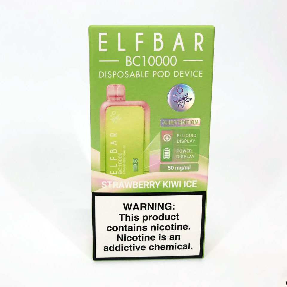 Elf Bar BC10000. Клубника Киви (Strawberry Kiwi Ice)