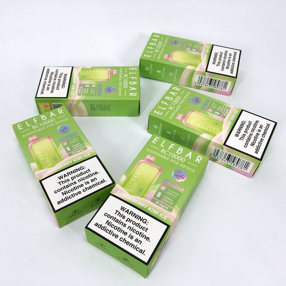 Elf Bar BC10000. Клубника Киви (Strawberry Kiwi Ice)