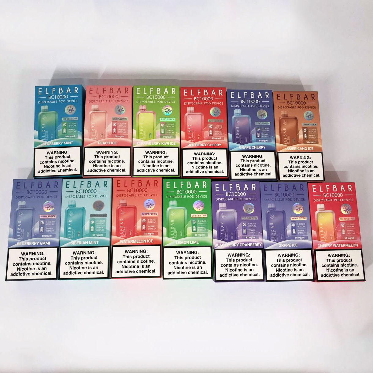 Elf Bar BC10000. Клубника Киви (Strawberry Kiwi Ice)