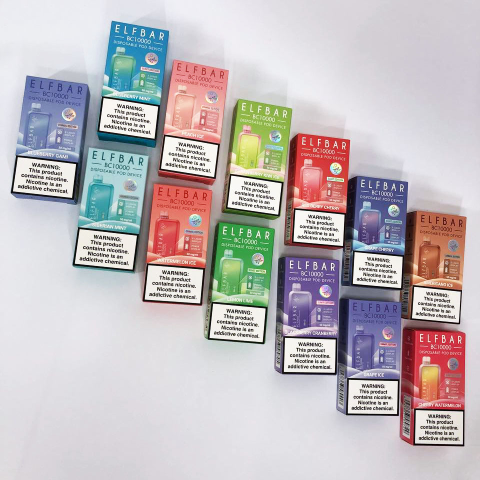 Elf Bar BC10000. Клубника Киви (Strawberry Kiwi Ice)