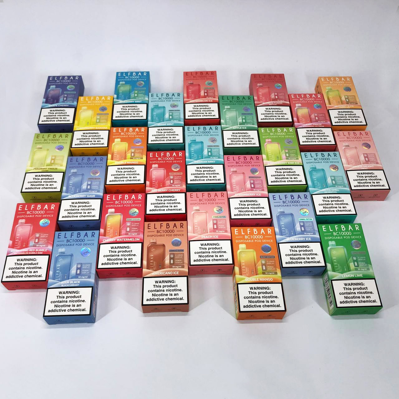 Elf Bar BC10000. Клубника Киви (Strawberry Kiwi Ice)