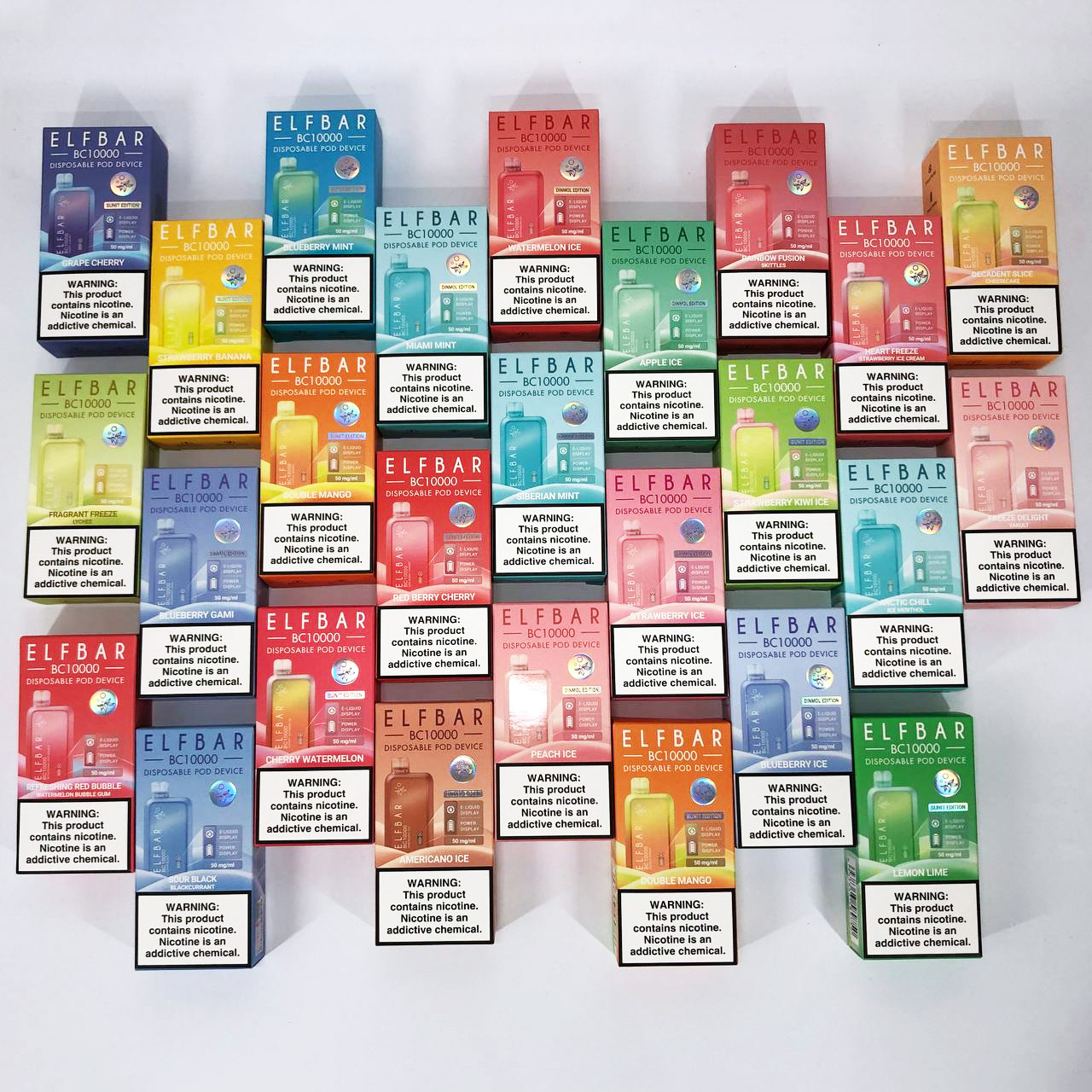 Elf Bar BC10000. Клубника Киви (Strawberry Kiwi Ice)