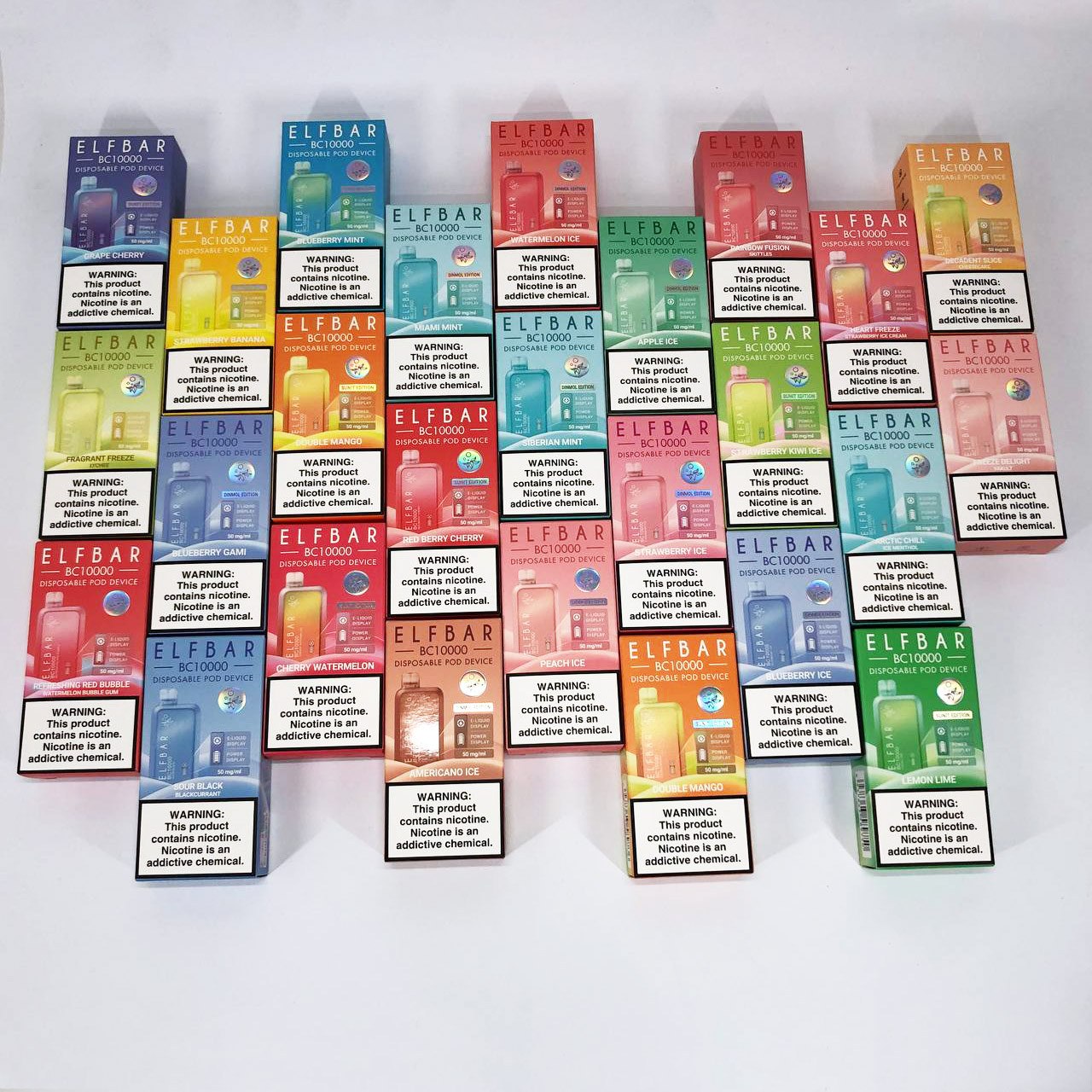 Elf Bar BC10000. Клубника Киви (Strawberry Kiwi Ice)