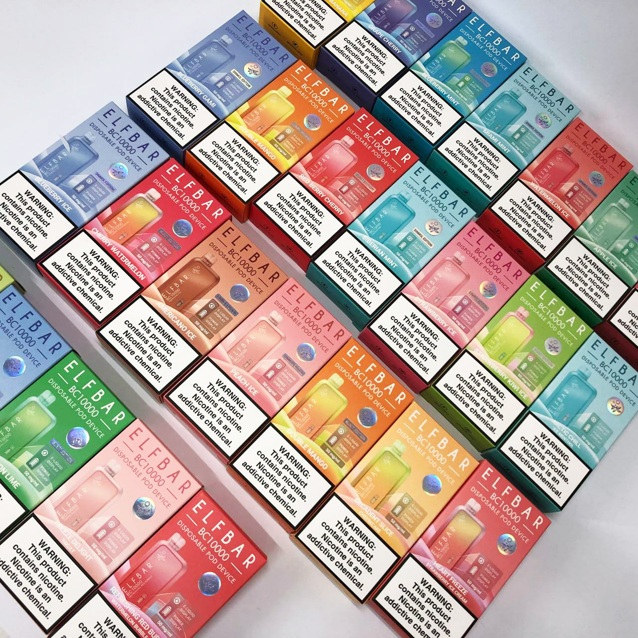Elf Bar BC10000. Клубника Киви (Strawberry Kiwi Ice)