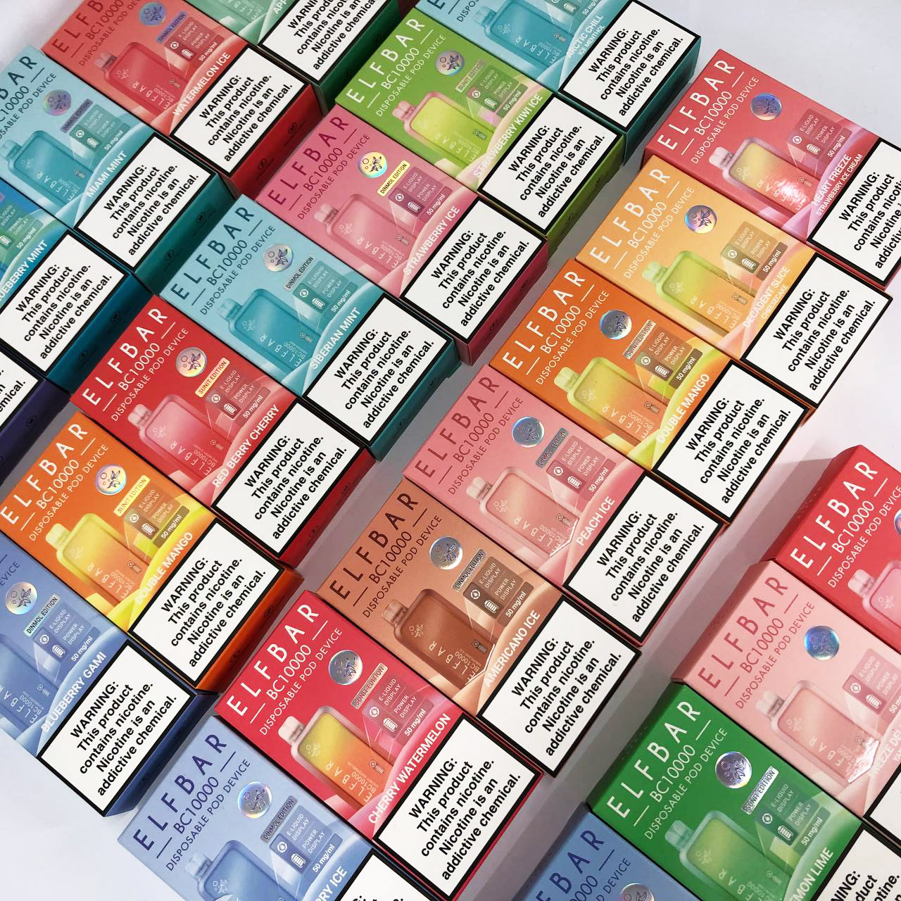 Elf Bar BC10000. Клубника Киви (Strawberry Kiwi Ice)