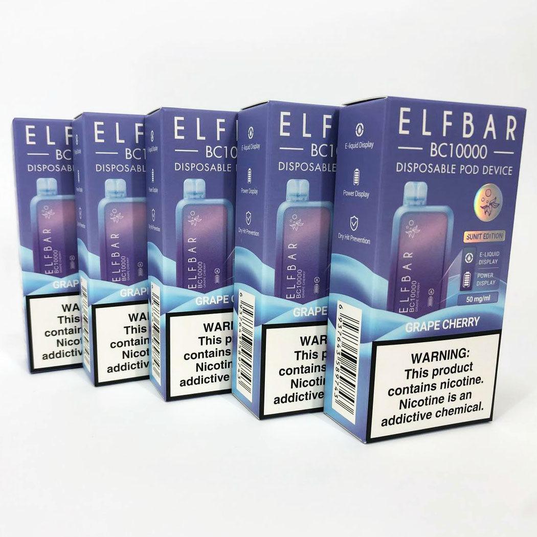 Elf Bar BC10000. Виноград Вишня (Grape Cherry)