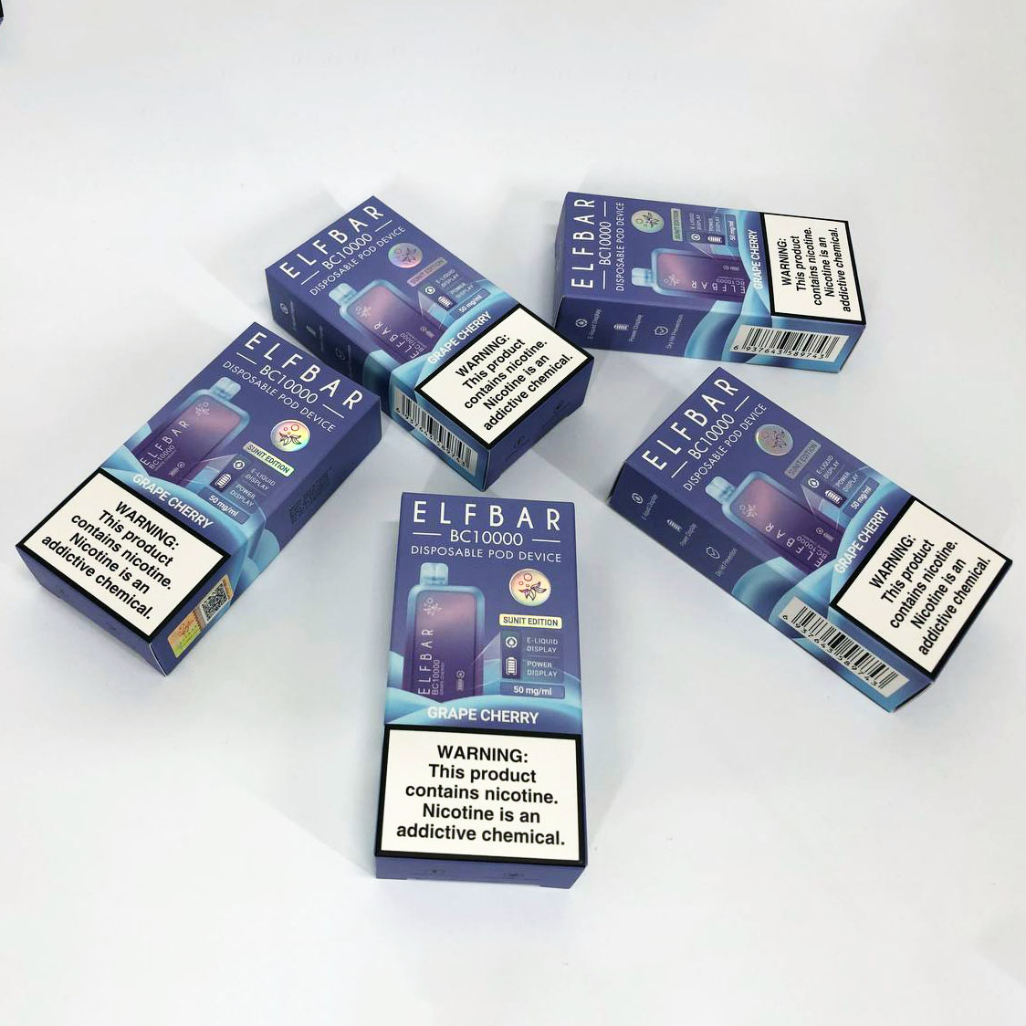 Elf Bar BC10000. Виноград Вишня (Grape Cherry)