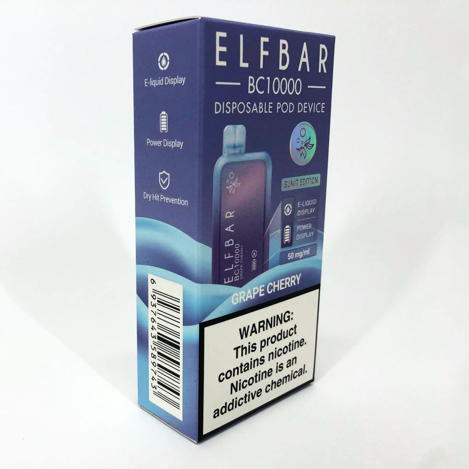 Elf Bar BC10000. Виноград Вишня (Grape Cherry)