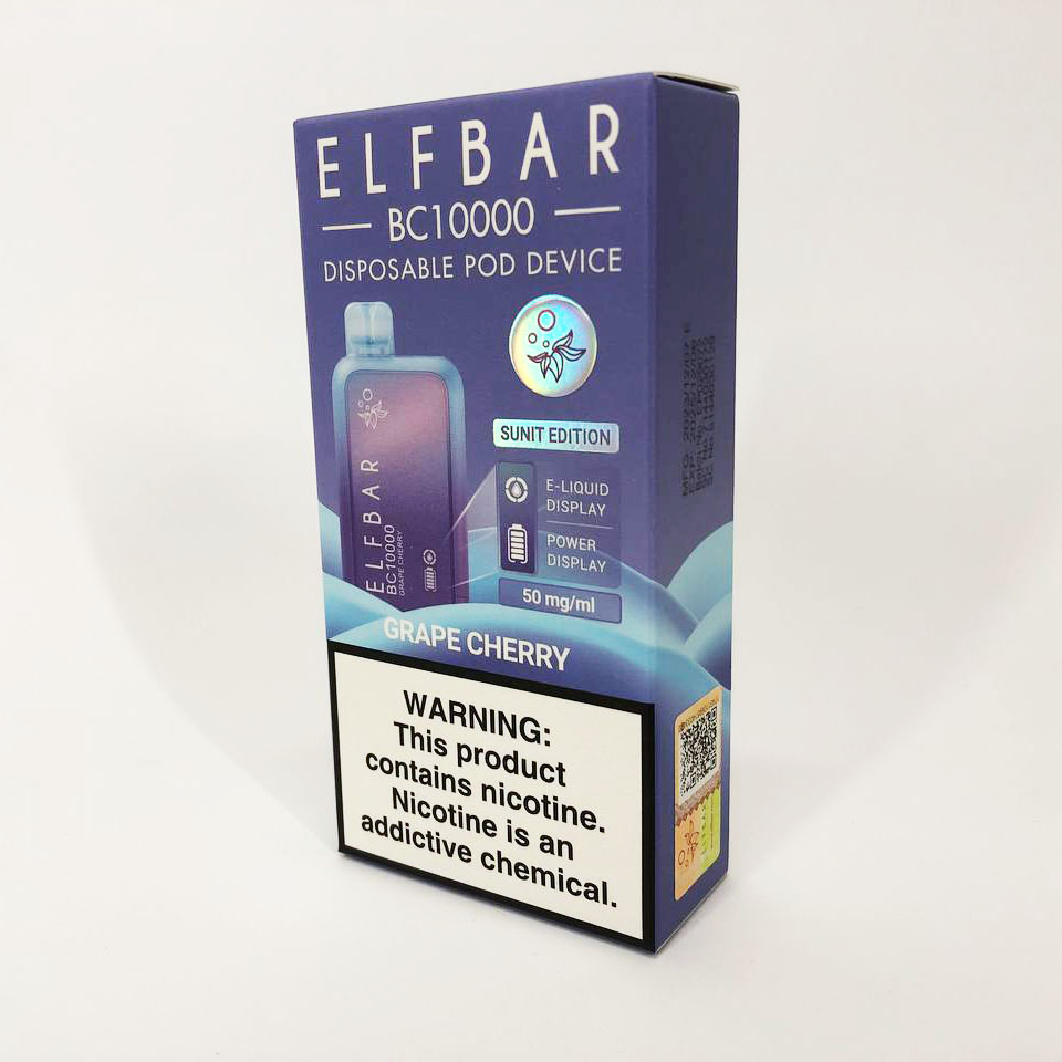 Elf Bar BC10000. Виноград Вишня (Grape Cherry)