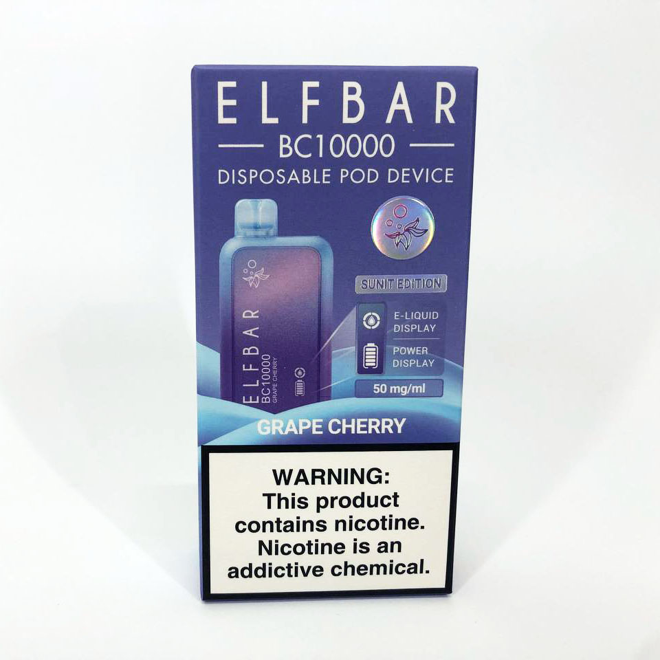 Elf Bar BC10000. Виноград Вишня (Grape Cherry)