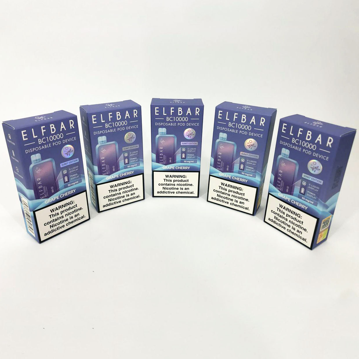 Elf Bar BC10000. Виноград Вишня (Grape Cherry)