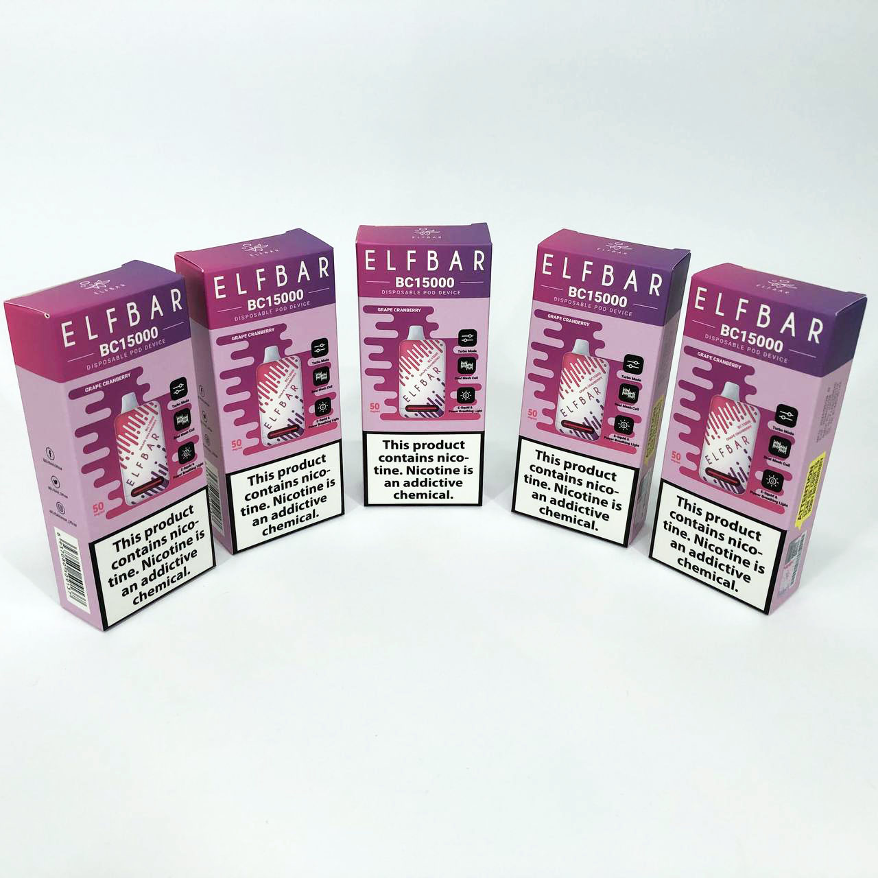 Elf Bar BC15000 5% 15000тяг. Виноград Клюква (Grape Cranberry)