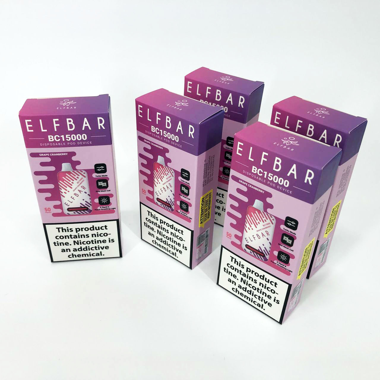 Elf Bar BC15000 5% 15000тяг. Виноград Клюква (Grape Cranberry)