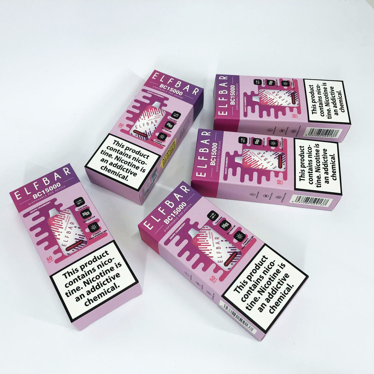 Elf Bar BC15000 5% 15000тяг. Виноград Клюква (Grape Cranberry)