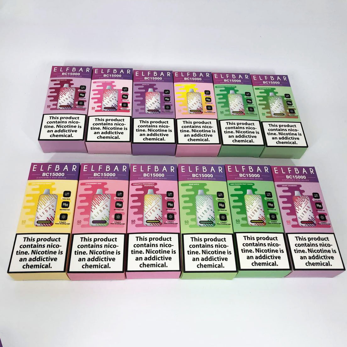 Elf Bar BC15000 5% 15000тяг. Виноград Клюква (Grape Cranberry)