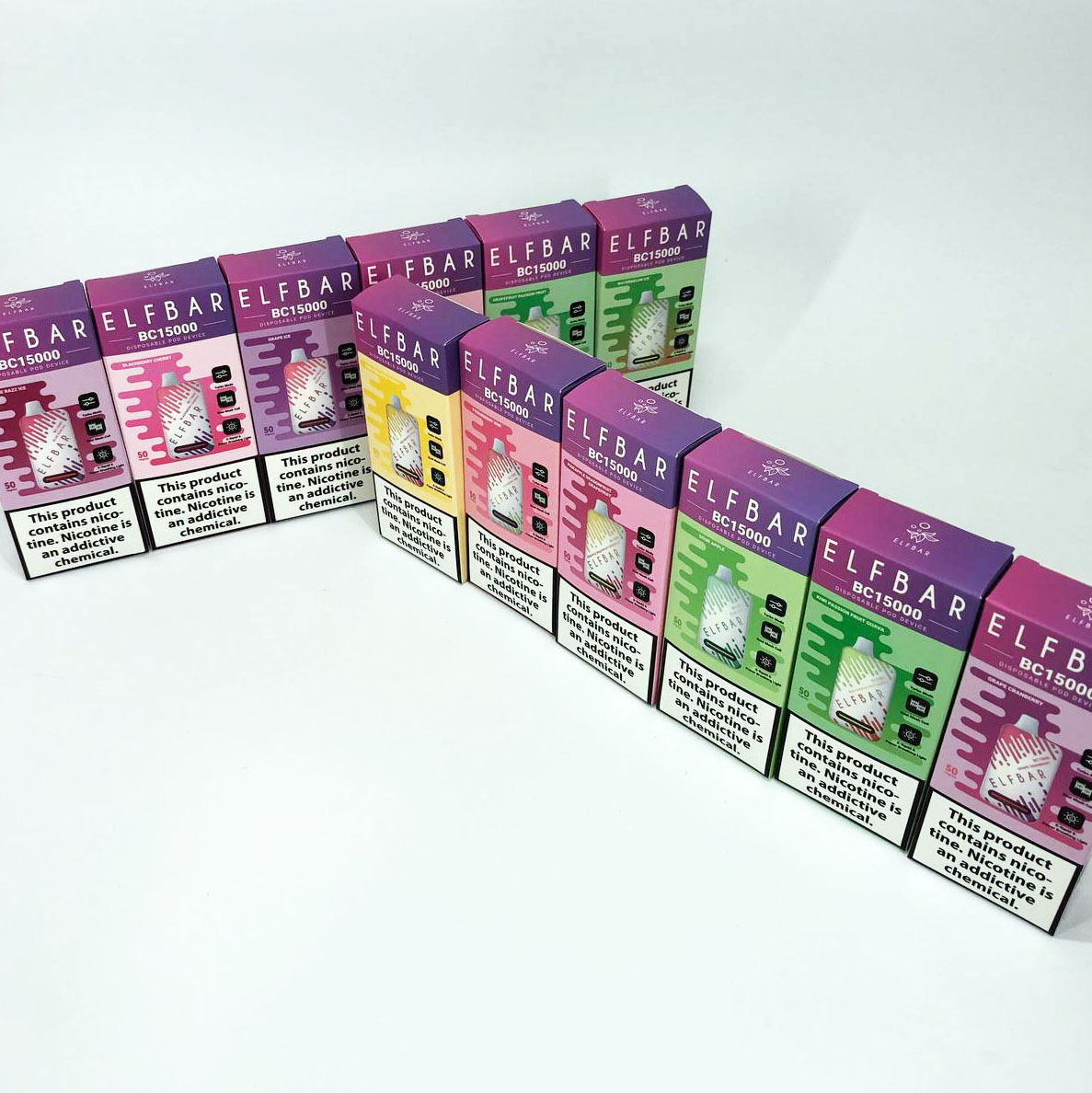 Elf Bar BC15000 5% 15000тяг. Виноград Клюква (Grape Cranberry)