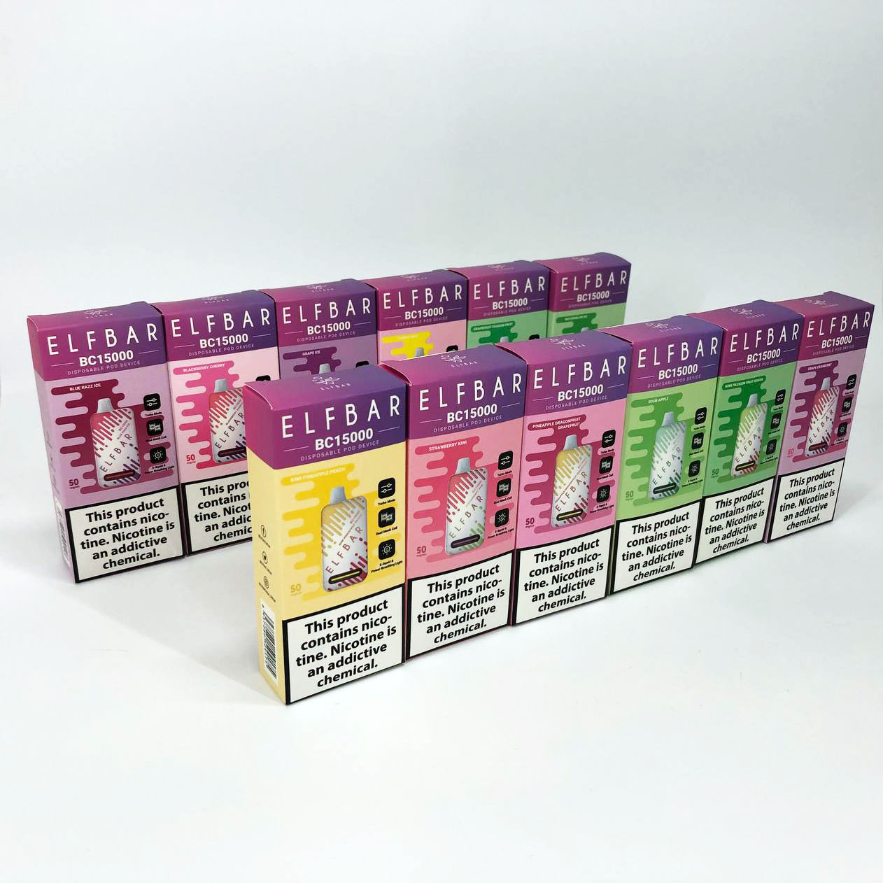 Elf Bar BC15000 5% 15000тяг. Виноград Клюква (Grape Cranberry)