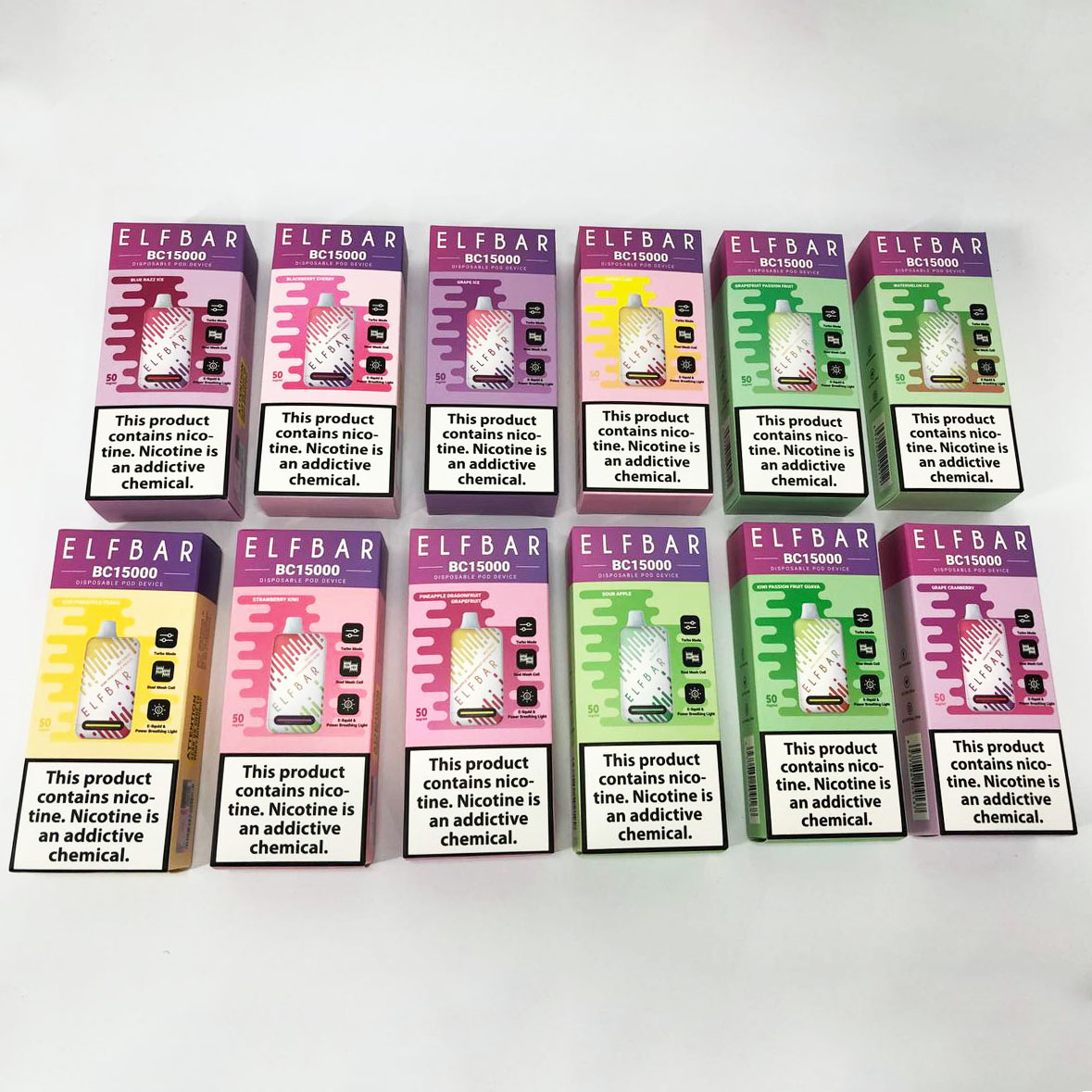 Elf Bar BC15000 5% 15000тяг. Виноград Клюква (Grape Cranberry)