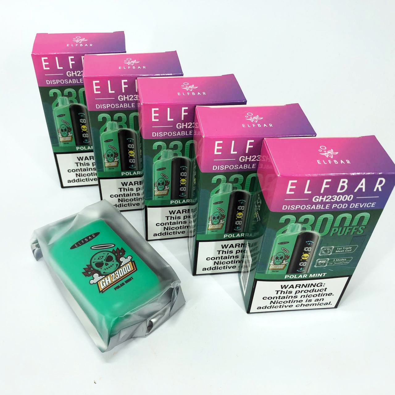 ELF BAR GH 23000 5%. Полярная Мята (Polar Mint)