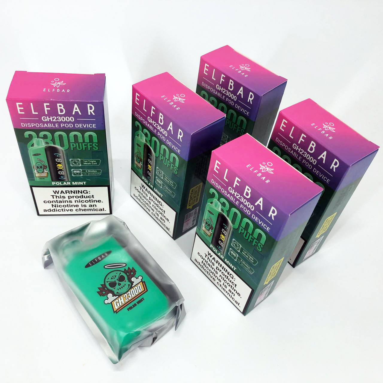 ELF BAR GH 23000 5%. Полярная Мята (Polar Mint)