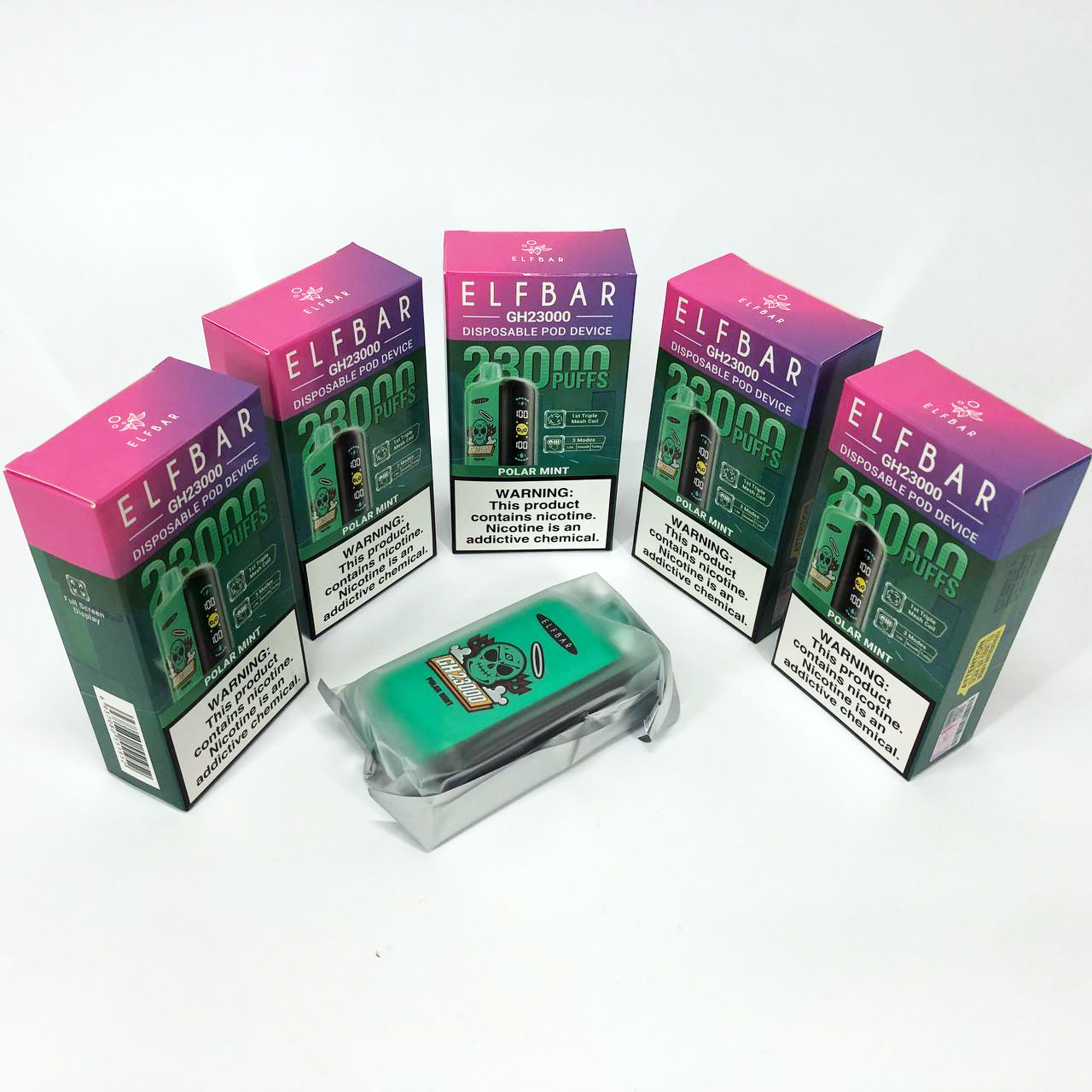 ELF BAR GH 23000 5%. Полярная Мята (Polar Mint)