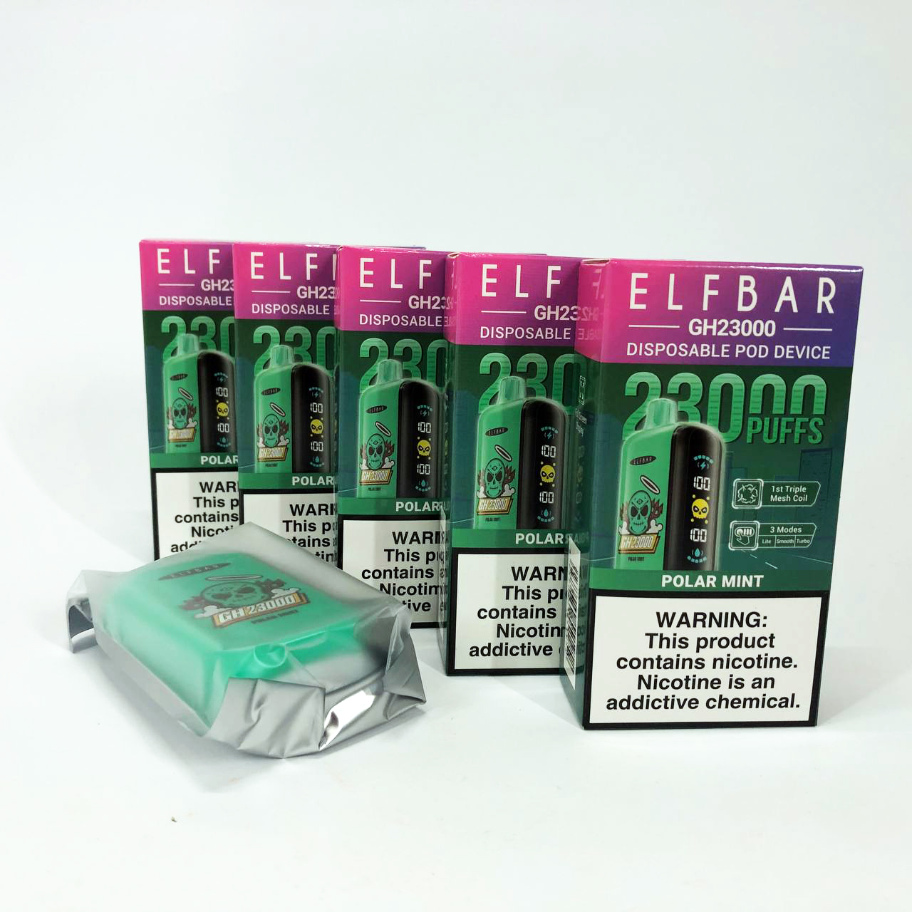 ELF BAR GH 23000 5%. Полярная Мята (Polar Mint)