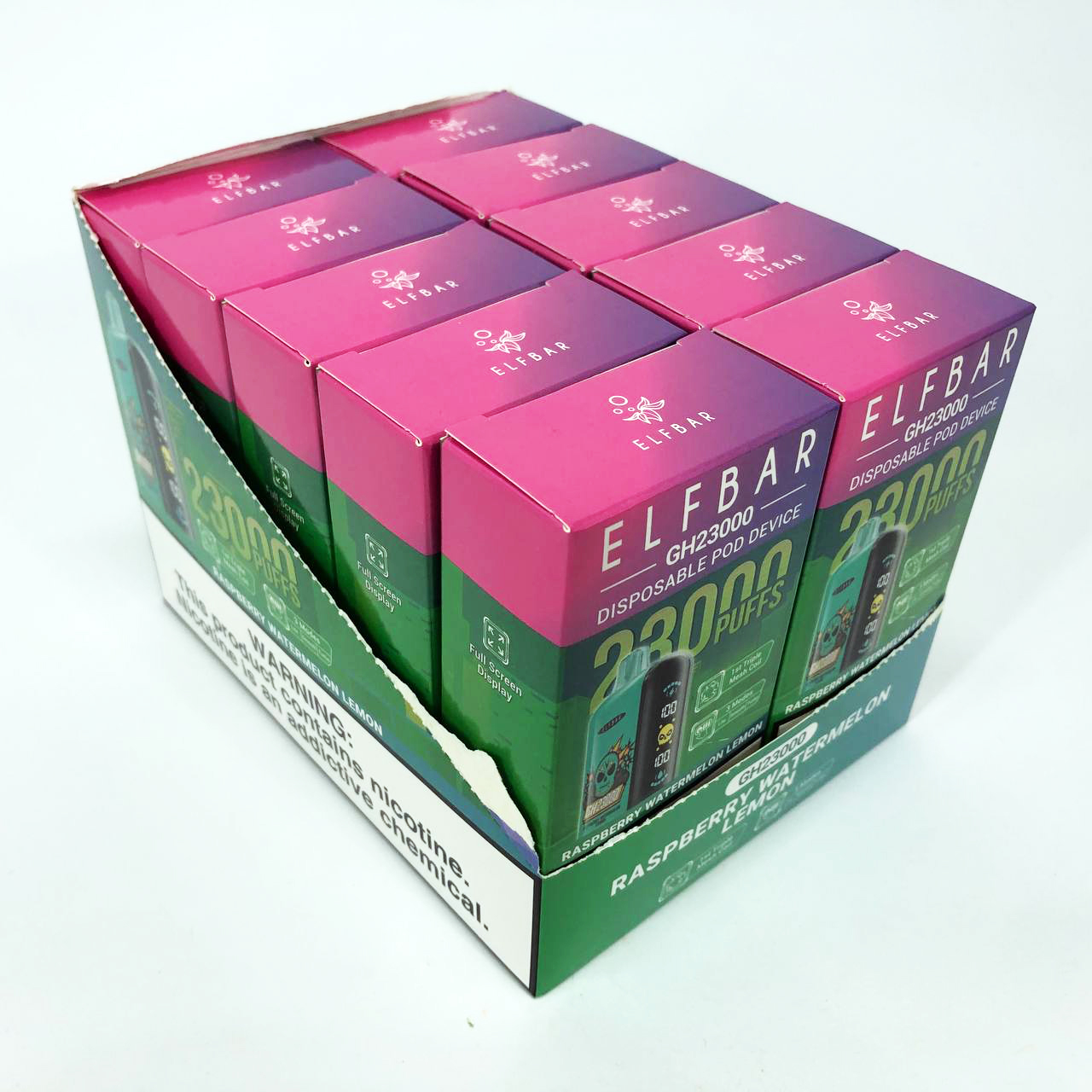 ELF BAR GH 23000 5%. Малина Арбуз Лимон (Raspberry Watermelon Lemon)