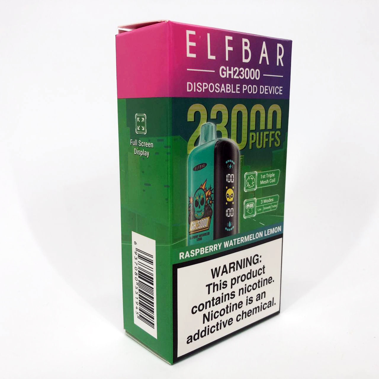 ELF BAR GH 23000 5%. Малина Арбуз Лимон (Raspberry Watermelon Lemon)