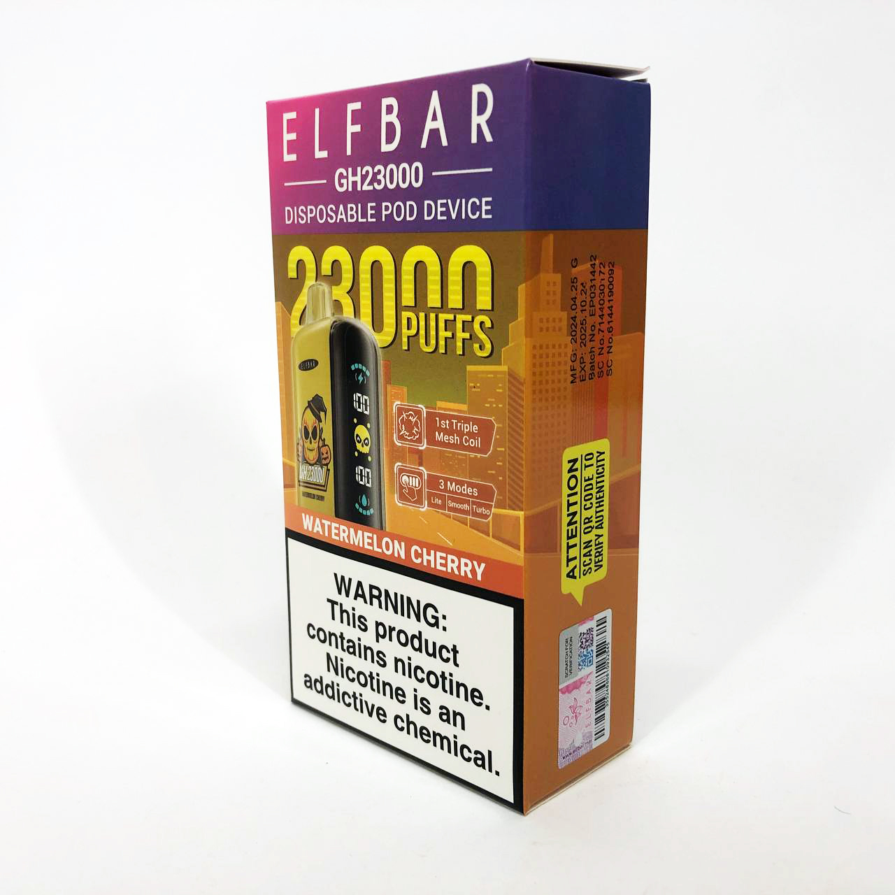 ELF BAR GH 23000 5%. Арбуз Вишня (Watermelon Cherry)