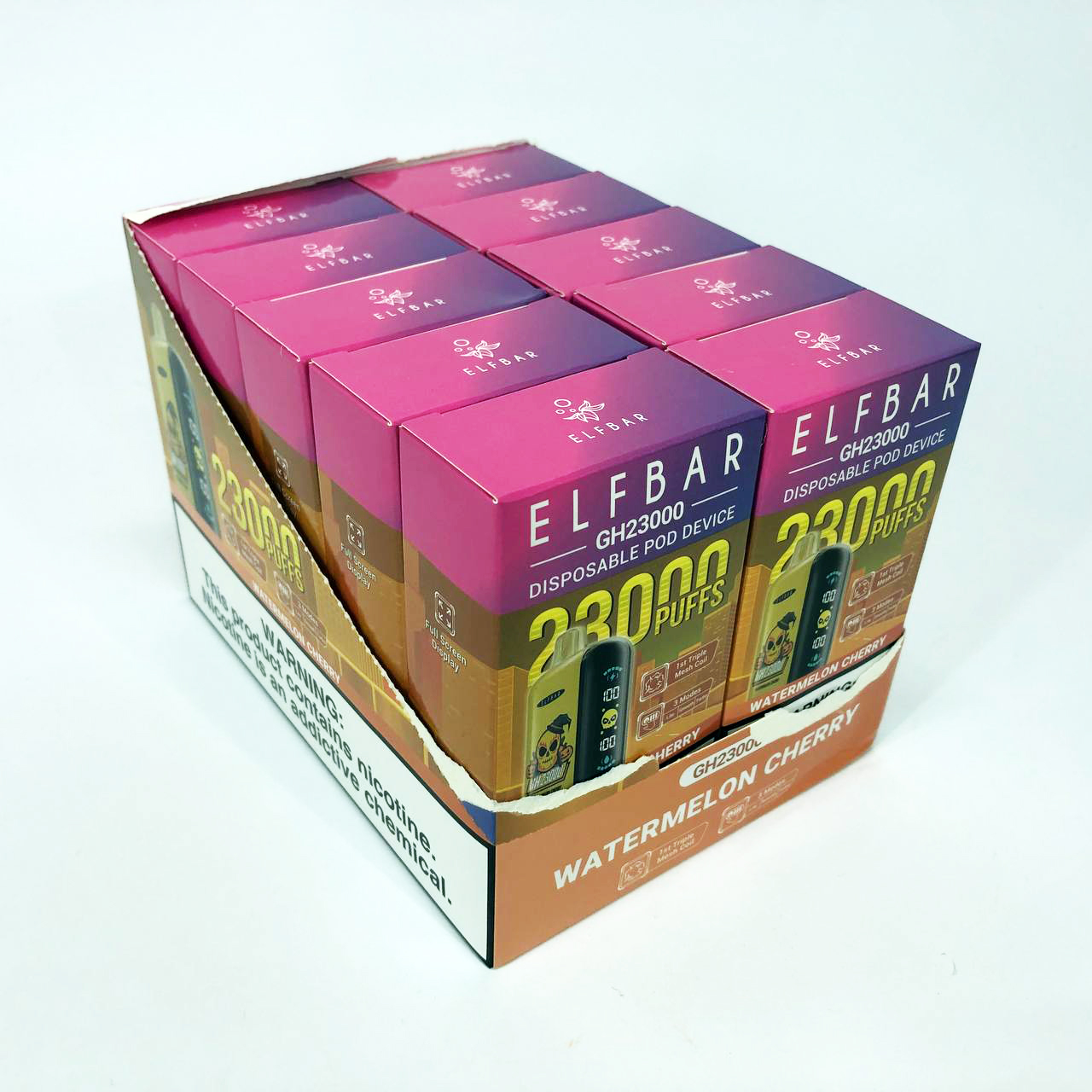 ELF BAR GH 23000 5%. Арбуз Вишня (Watermelon Cherry)
