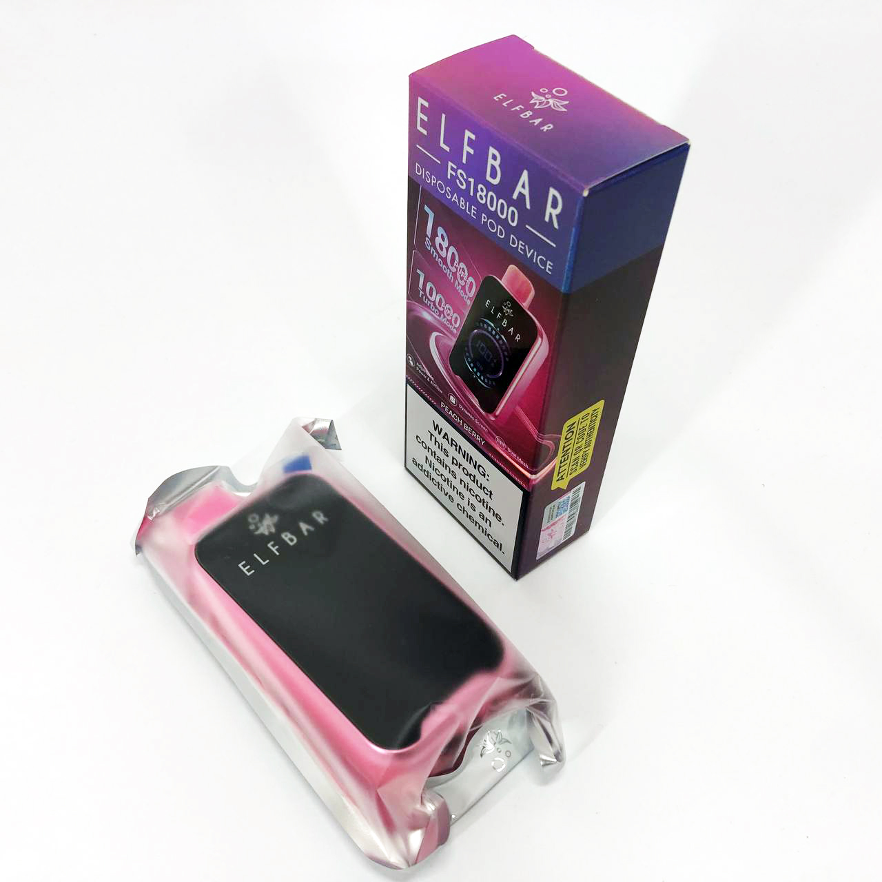ELF BAR FS18000 5%. Персик Ягоды (Peach Berry)