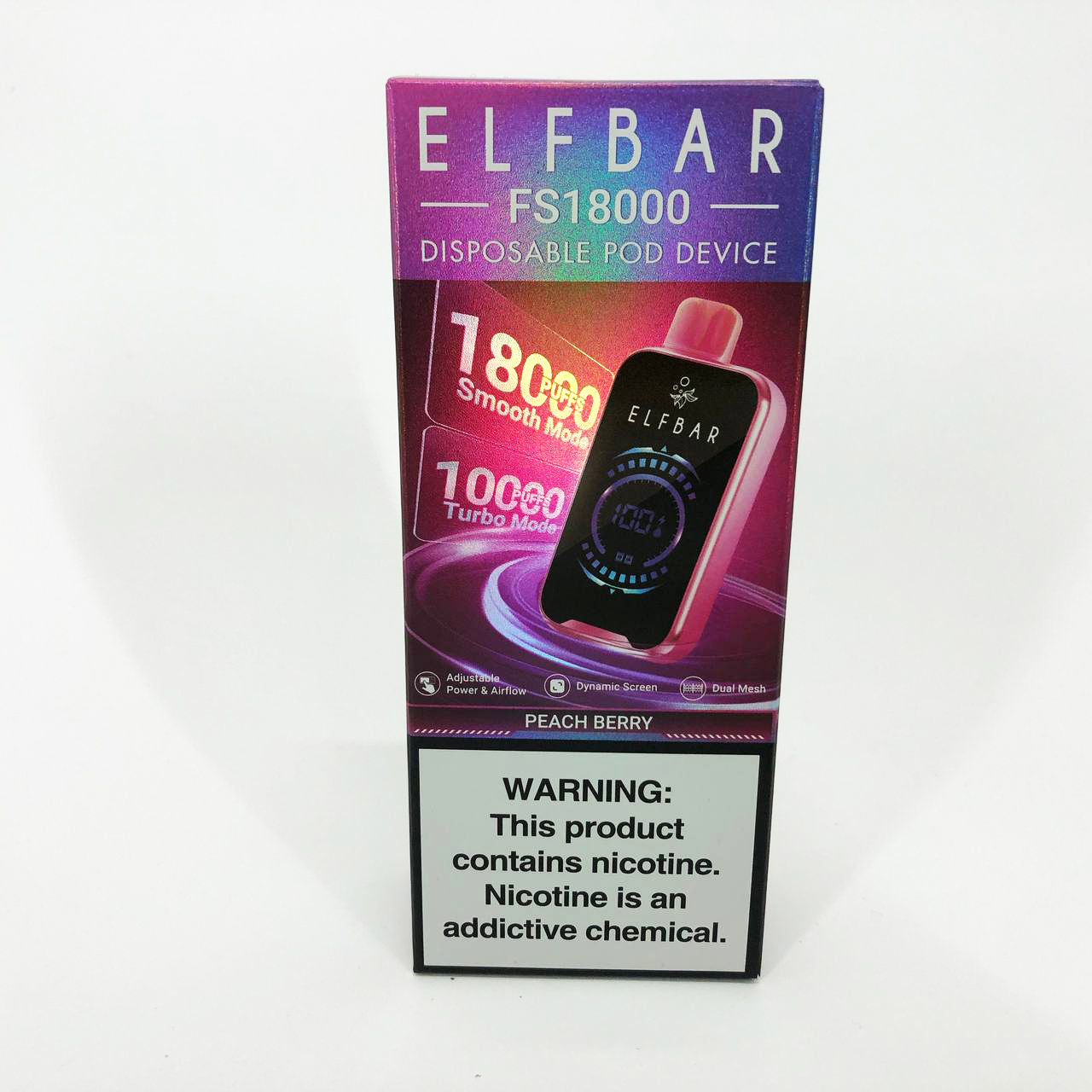 ELF BAR FS18000 5%. Персик Ягоды (Peach Berry)