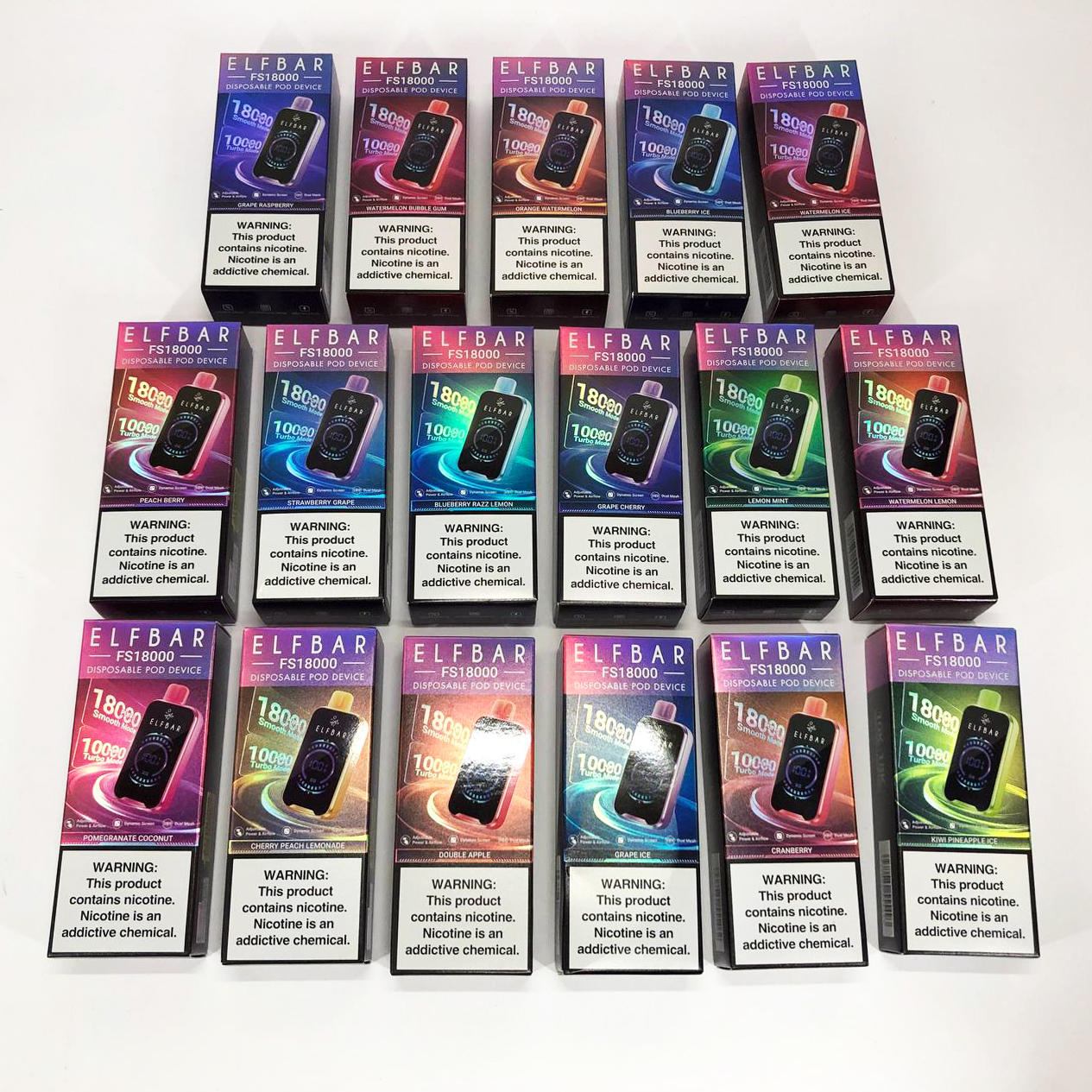 ELF BAR FS18000 5%. Персик Ягоды (Peach Berry)