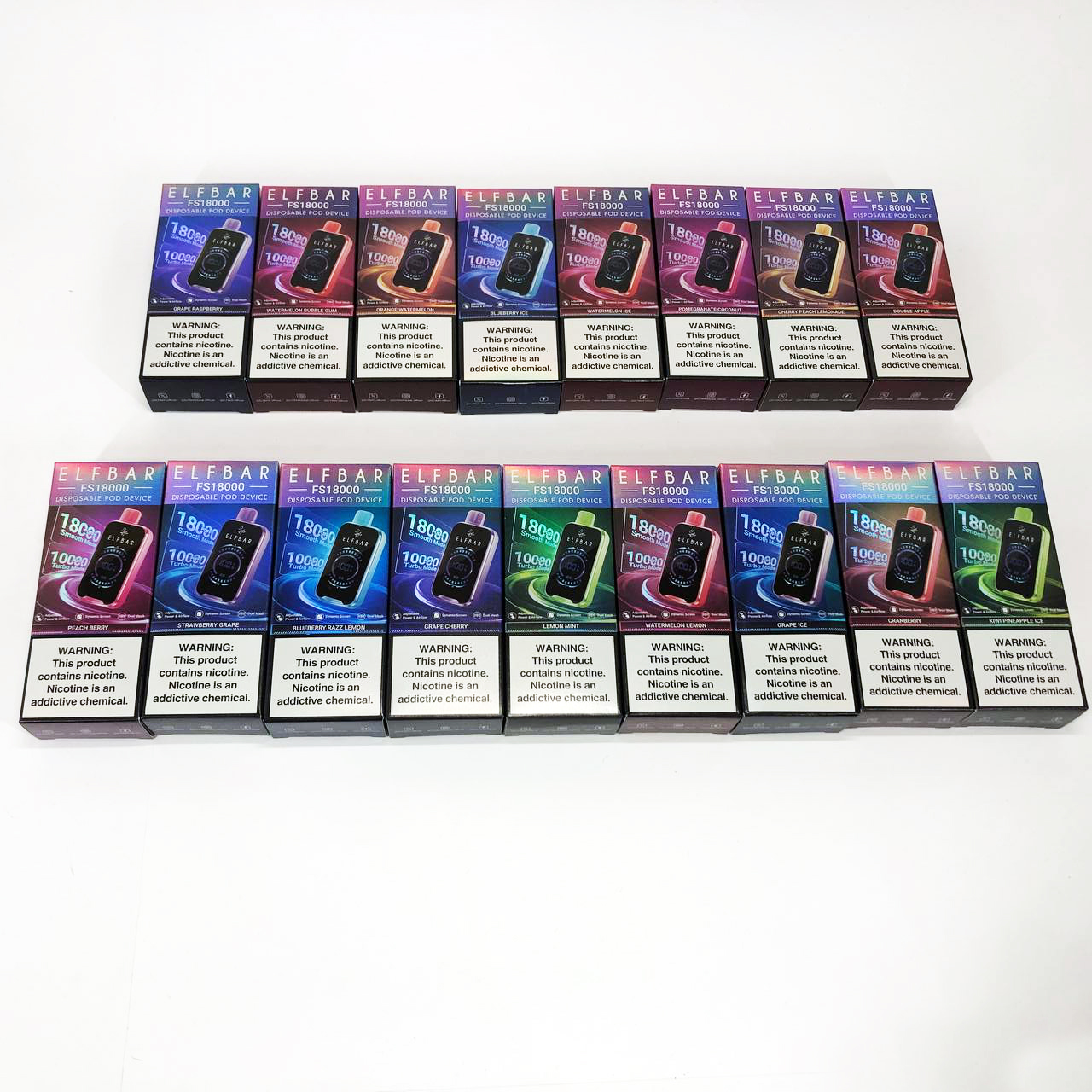 ELF BAR FS18000 5%. Персик Ягоды (Peach Berry)