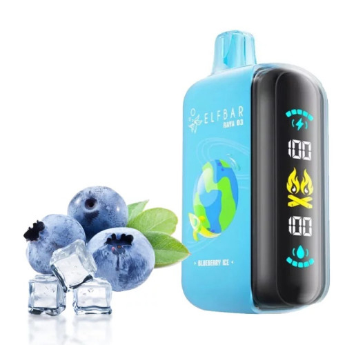 Elf Bar Raya D3 25000. Черника (Blueberry Ice)