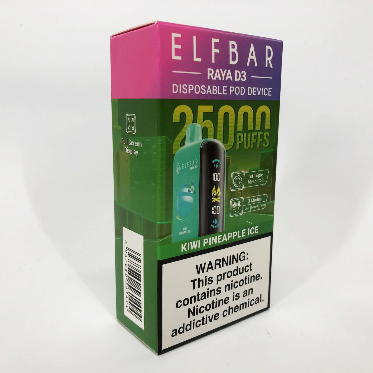 Elf Bar Raya D3 25000. Киви Ананас (Kiwi Pineapple)