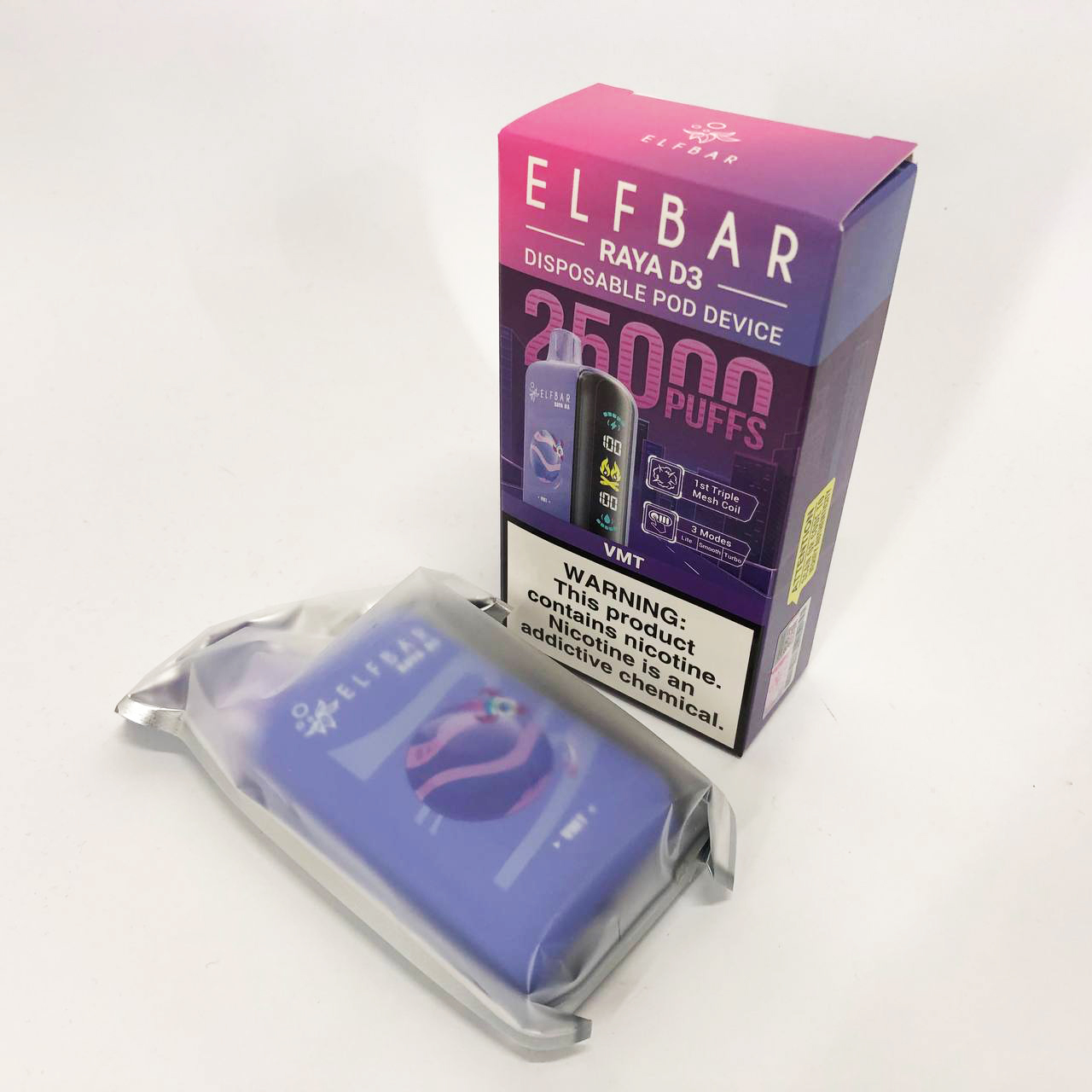 Elf Bar Raya D3 25000. Ягоды (Vimto)