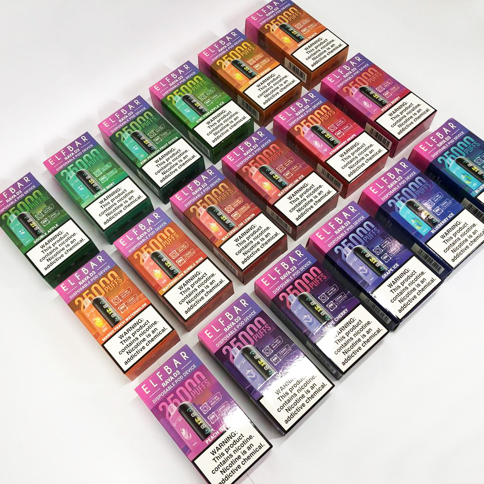 Elf Bar Raya D3 25000. Арбуз (Watermelon Ice)