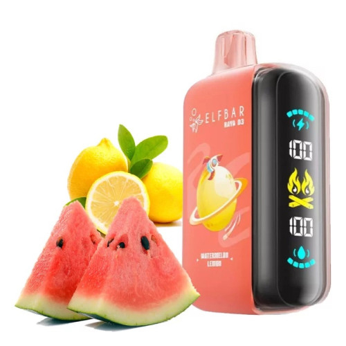 Elf Bar Raya D3 25000. Арбуз Лимон (Watermelon Lemon)