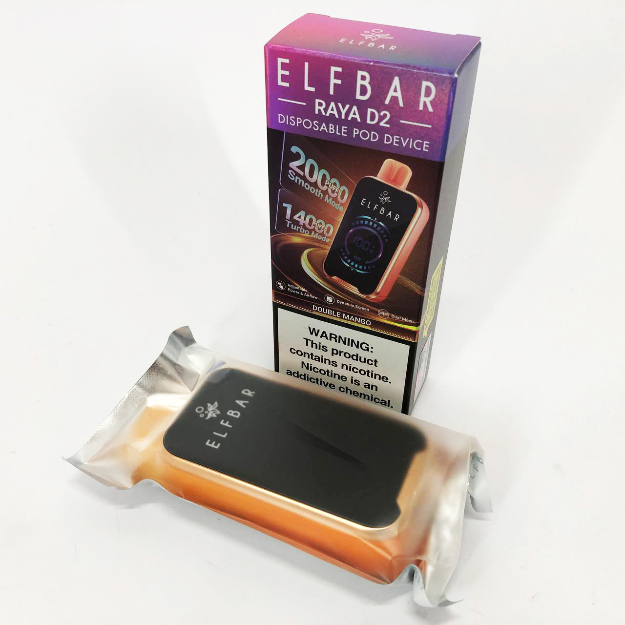 ELF BAR RAYA D2 20000. Манго (Double Mango)