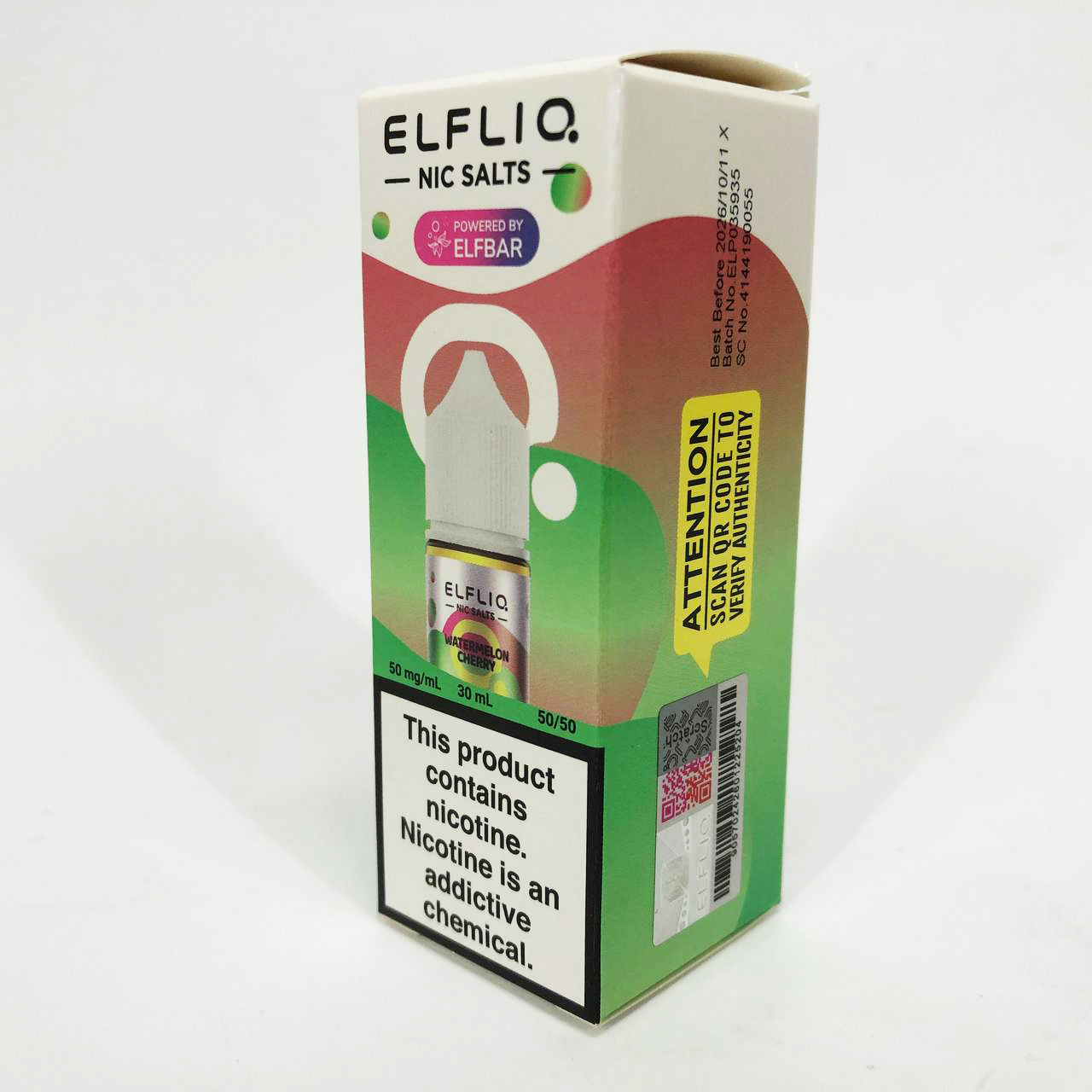 Жидкость ELFLIQ 30 мл 5%. Арбуз Вишня (Watermelon Cherry)