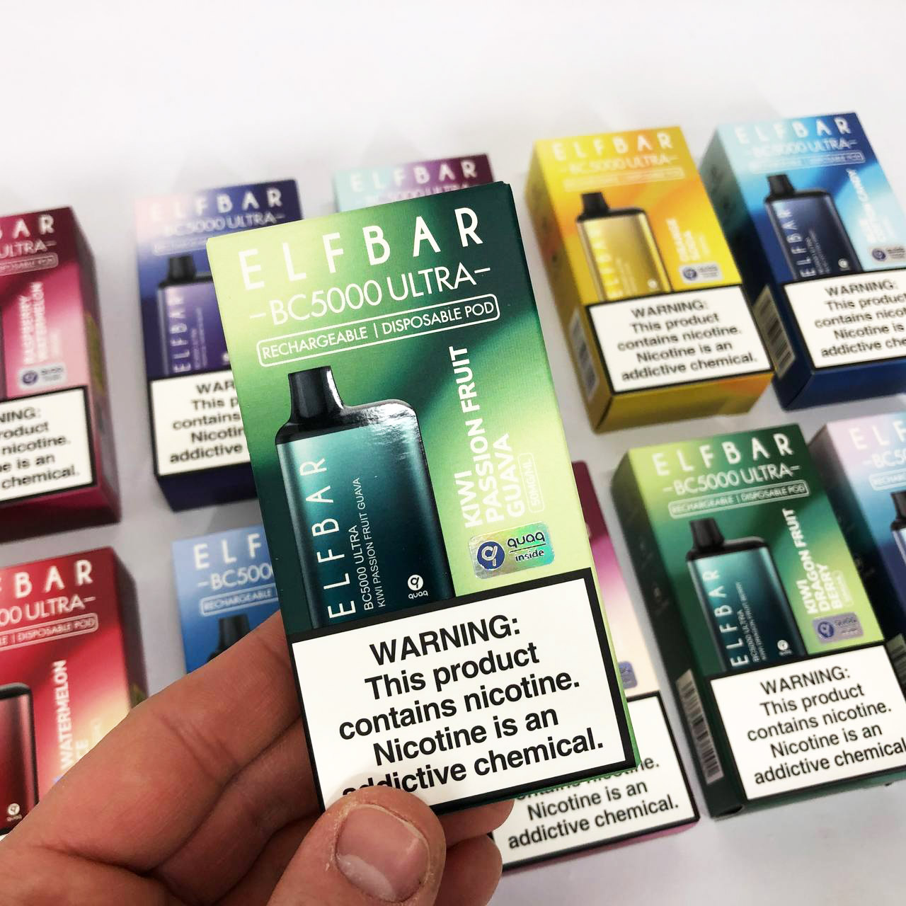 Elf Bar BC5000 Ultra. Киви Маракуйя Гуава (Kiwi Passion Fruit Guava)