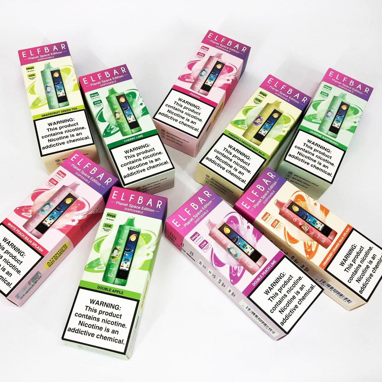 ELF BAR Planet 25000. Мята (Sea Breeze Mint)