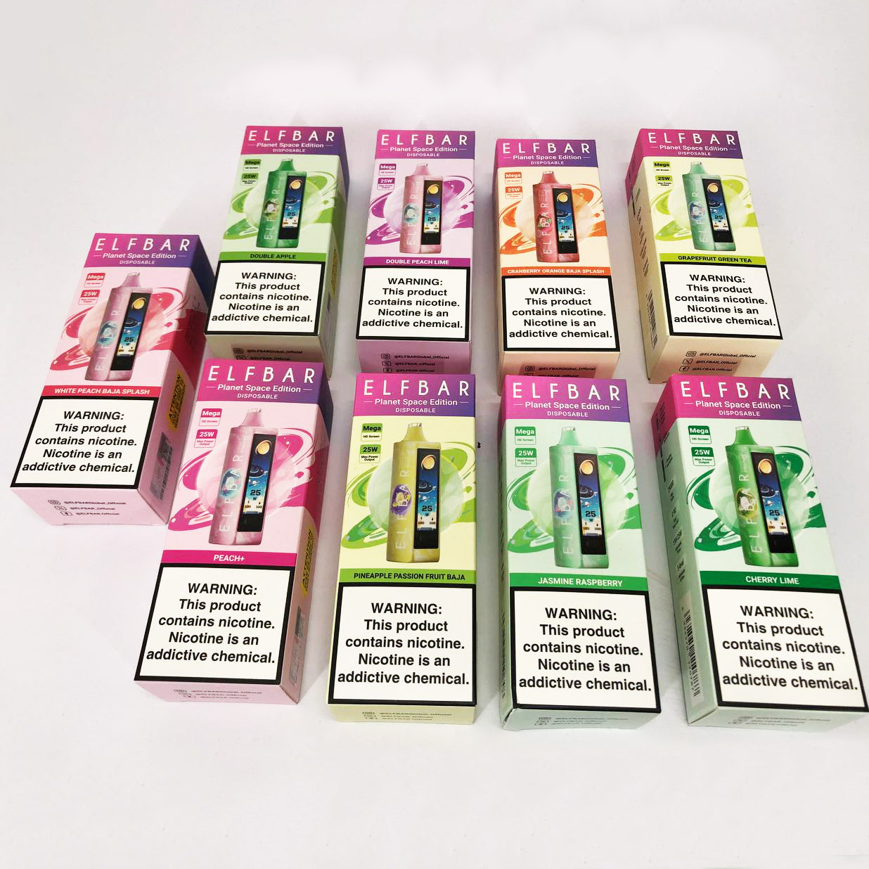 ELF BAR Planet 25000. Мята (Sea Breeze Mint)