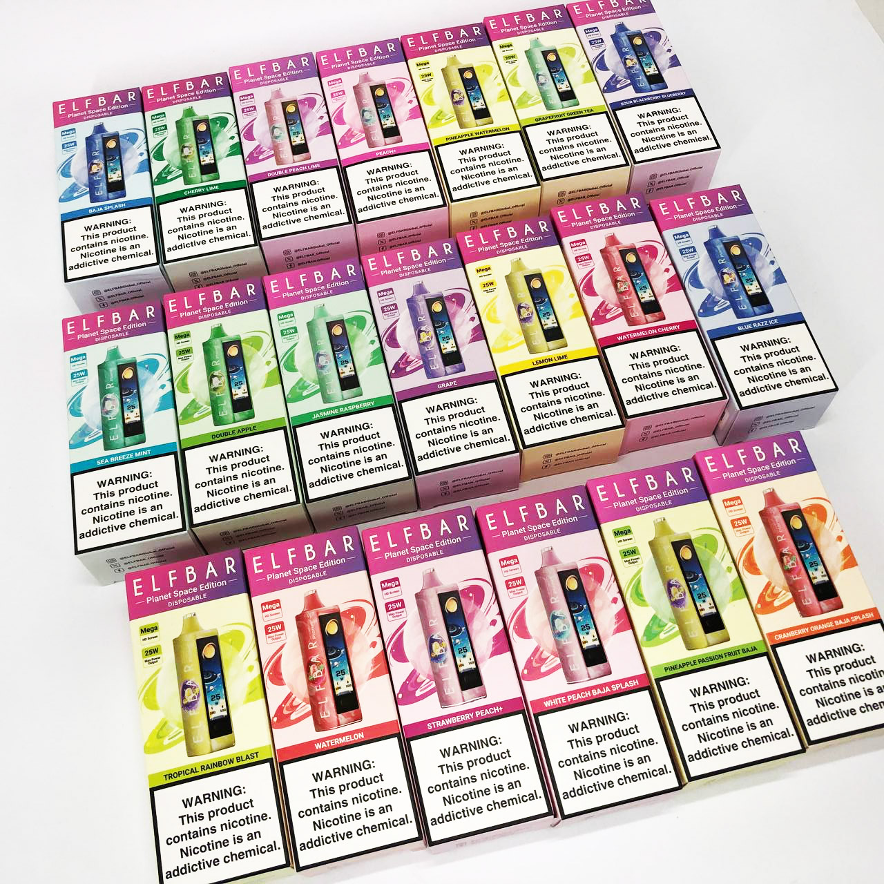 ELF BAR Planet 25000. Мята (Sea Breeze Mint)