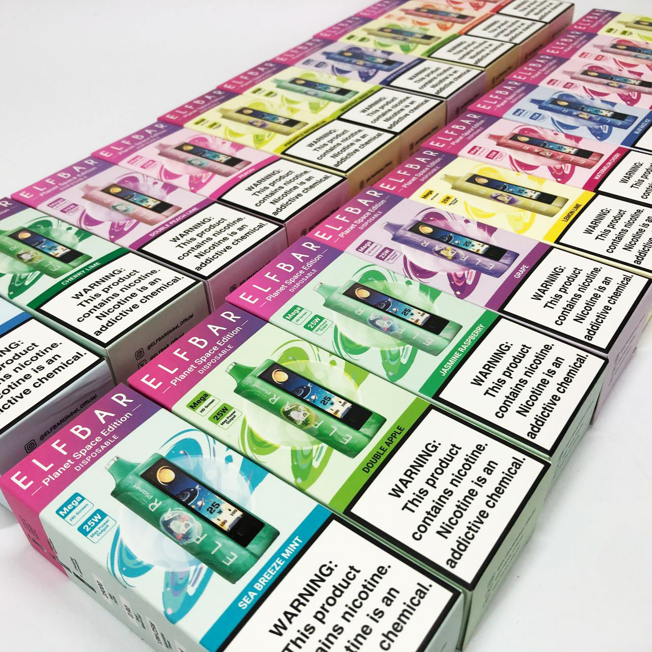ELF BAR Planet 25000. Мята (Sea Breeze Mint)