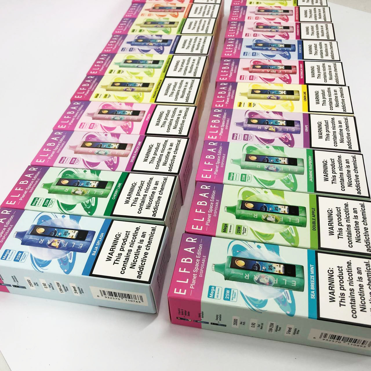 ELF BAR Planet 25000. Мята (Sea Breeze Mint)